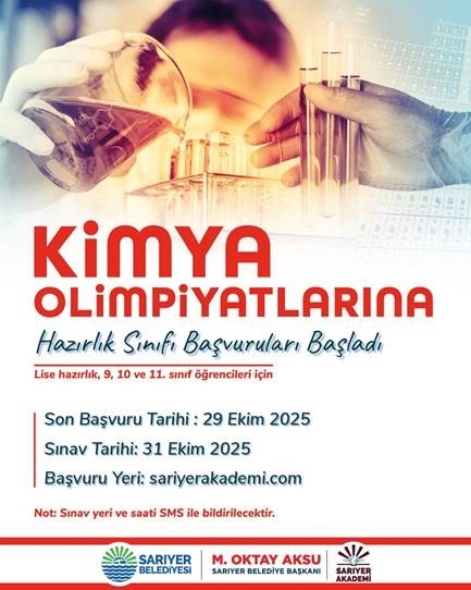 2025-2026 DÖNEM KİMYA OLİMPİYATI SINAVI BAŞVURU FORMU